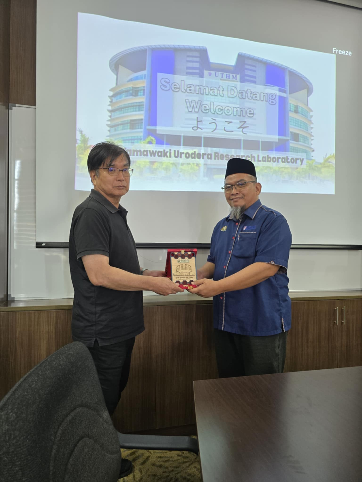 Collaboration Meeting between UTHM and Yamawaki Urodela Research Laboratory
