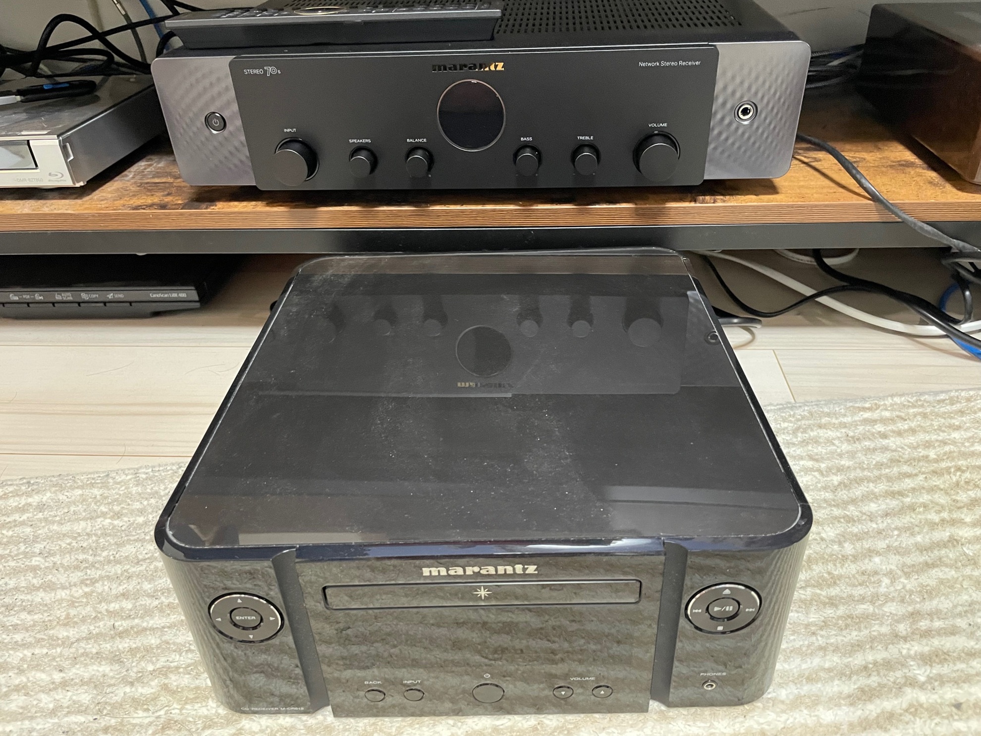 Marantz M-CR612からSTEREO70sに入れ替え