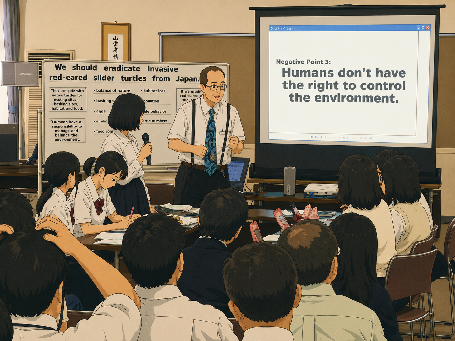 高校生の科学研究が英語を必要とした（ディベートを英語教育へ導入）