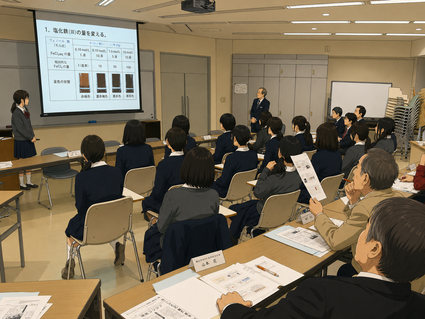 視察したSSH校の教員からの評価（清心女子高校のSSH事業・Ⅰ期Ⅱ期）