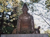 「児島高徳」野外彫刻イメージ