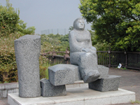 千葉県立中央博物館付近の野外彫刻