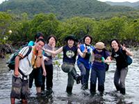 沖縄研修旅行の様子